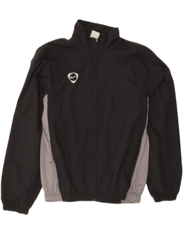 Nike Mens Tracksuit Top Jacket UK 36/38 Pequeno Preto Colourblock Sports