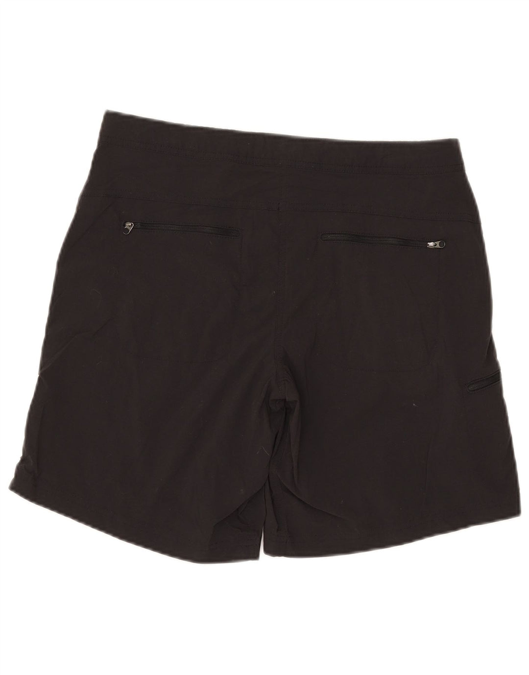 Shorts cargo feminino L.L.Bean US 10 grande W32 nylon preto