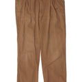 Calça chino masculina Marks & Spencer azul Harbour Pegged W42 L31 bege