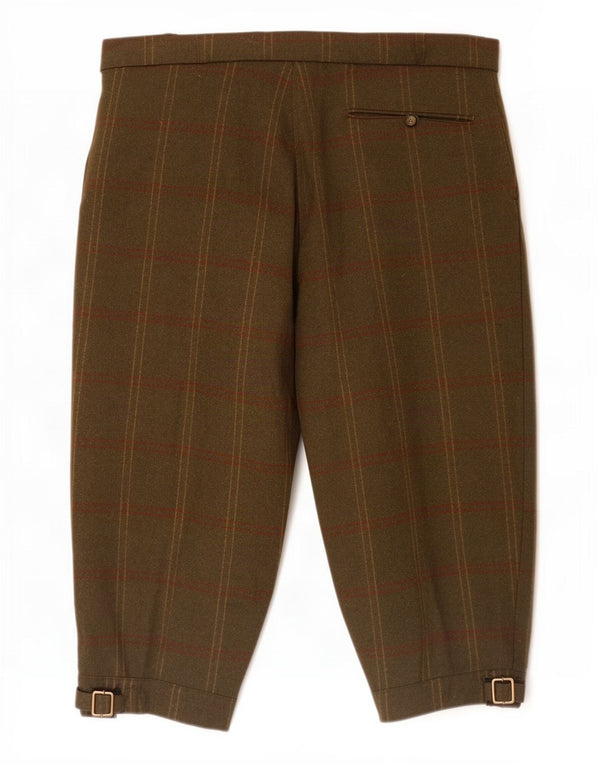 Bermuda masculina Barbour W38 XL cáqui xadrez nova lã