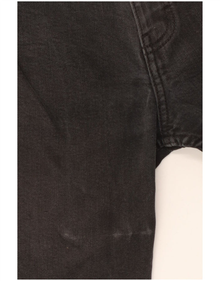 Jeans retos masculinos Marks & Spencer W36 L27 algodão preto