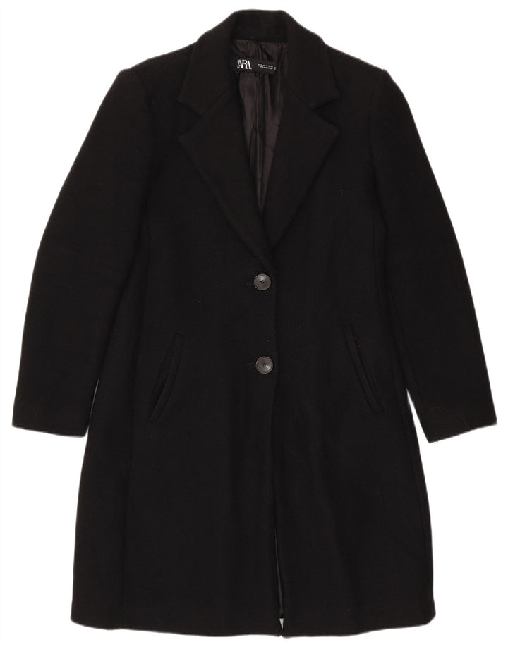 Sobretudo feminino Zara UK 10 pequeno preto