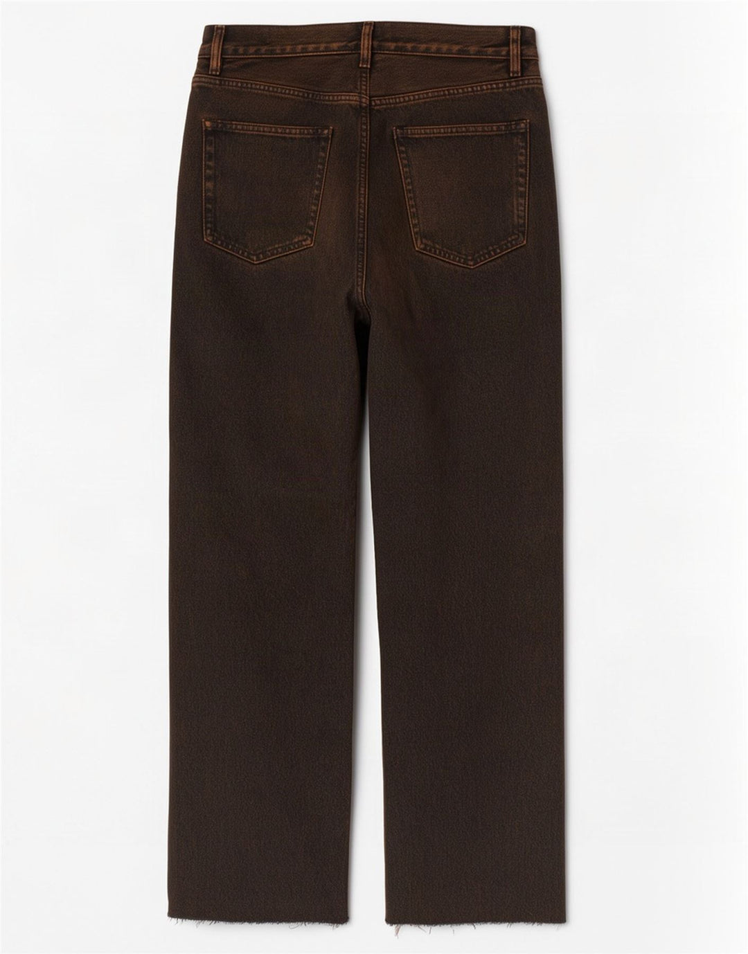 Calça jeans reta masculina Cos cintura média W29 L28 marrom