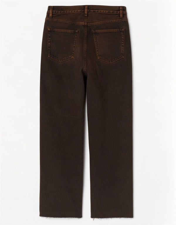 Calça jeans reta masculina Cos cintura média W29 L28 marrom