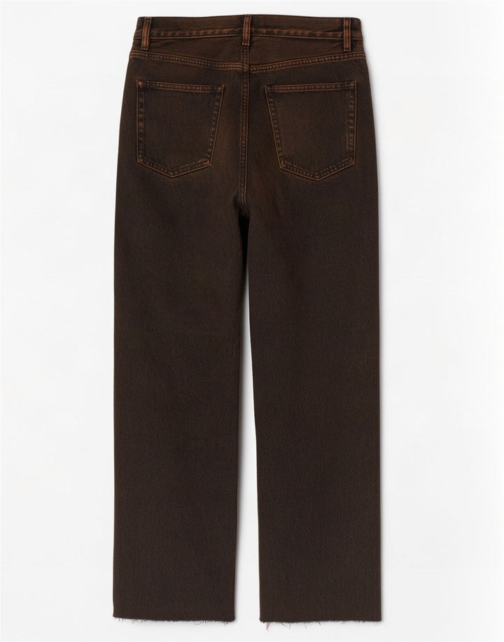 Calça jeans reta masculina Cos cintura média W29 L28 marrom
