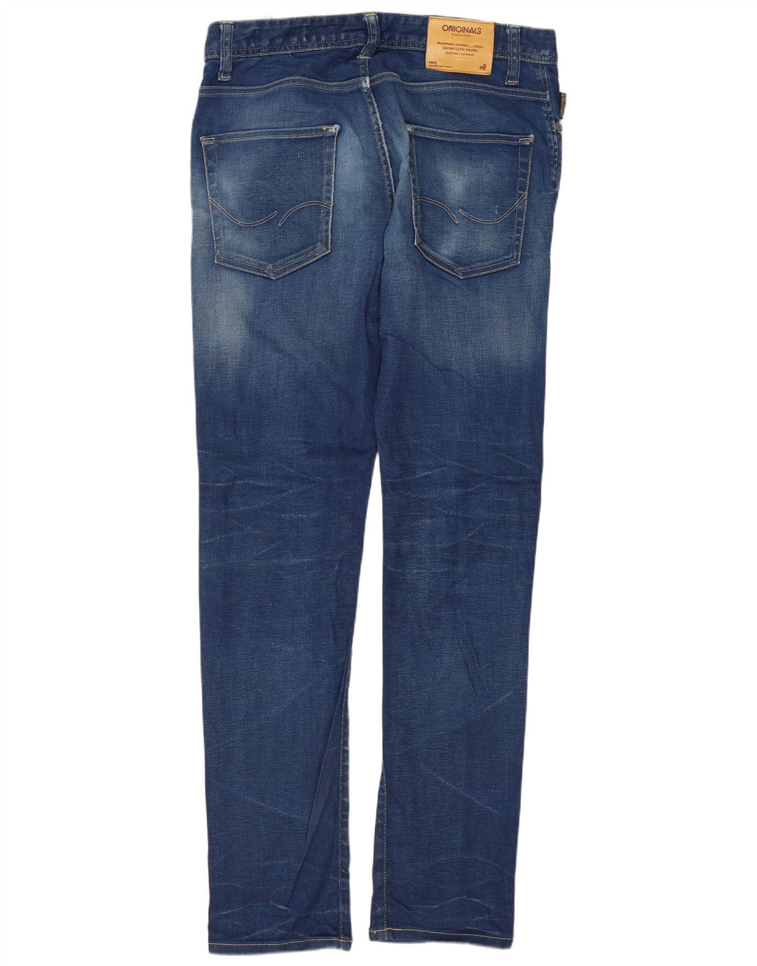 JACK & JONES Calça Jeans Masculina Slim W32 L32 Azul Algodão