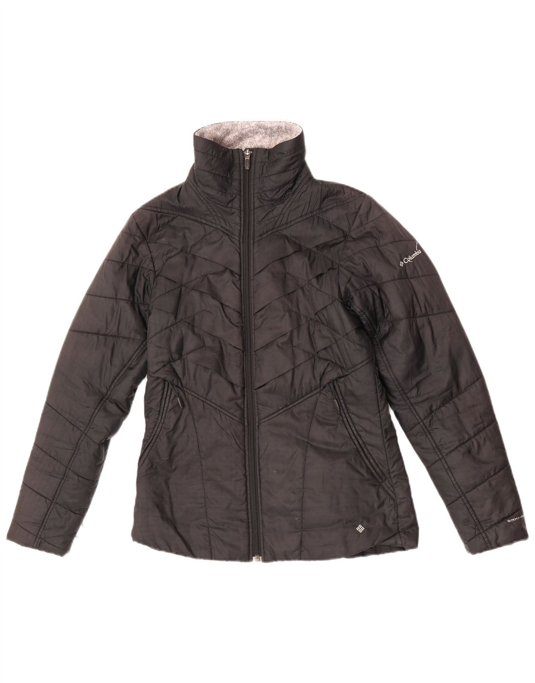 Jaqueta corta-vento feminina Columbia Interchange Liner Reino Unido 10 pequena preta