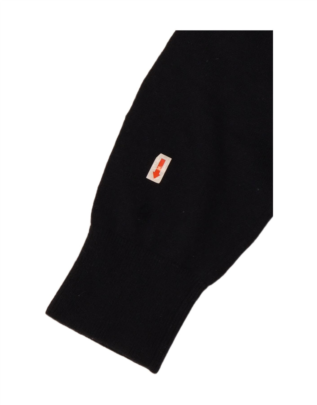 Suéter masculino TOMMY HILFIGER com decote em V grande lã azul marinho