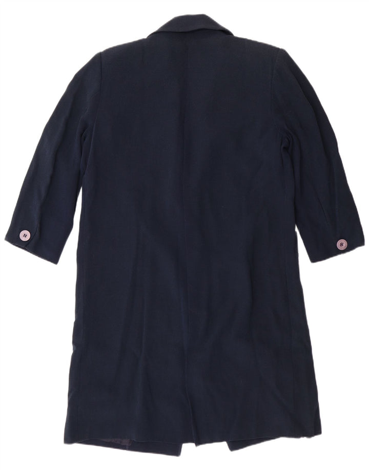 Jaqueta blazer feminina LUISA SPAGNOLI com 3 botões Reino Unido 14 azul marinho médio