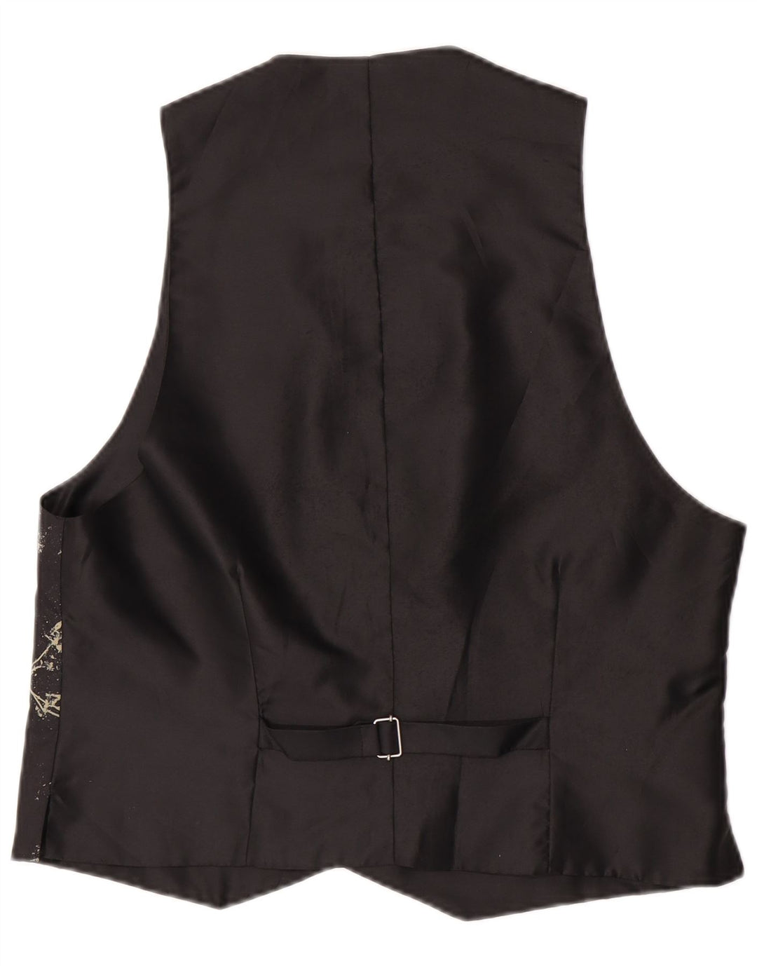 Colete masculino C&A EU 52/54 grande poliéster geométrico preto