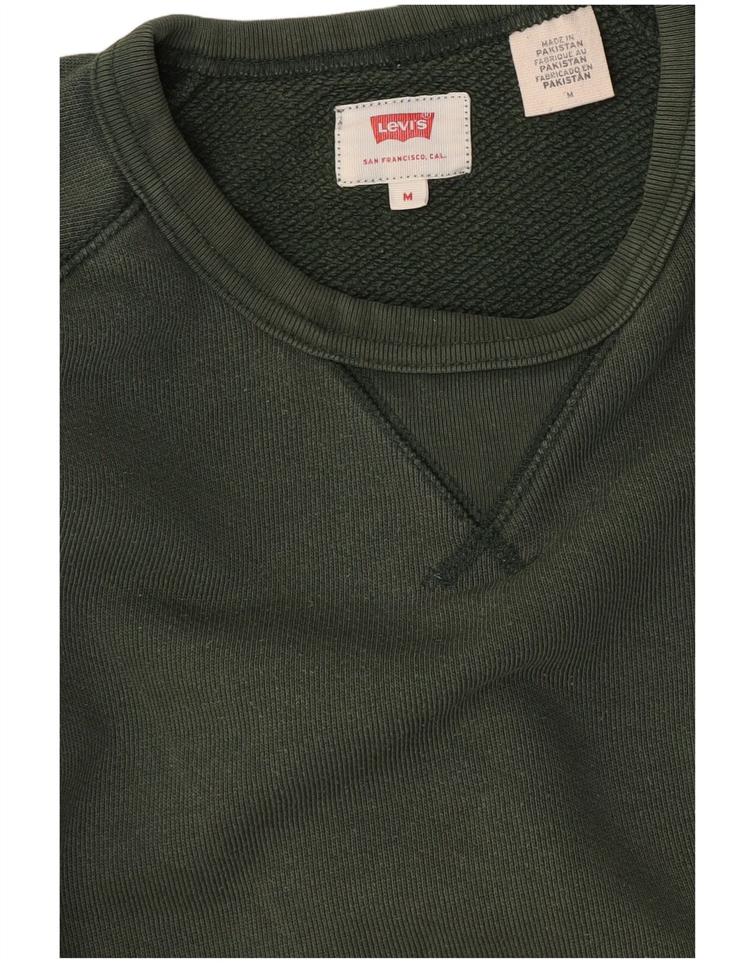 Levi's Moletom Masculino Jumper Verde Médio