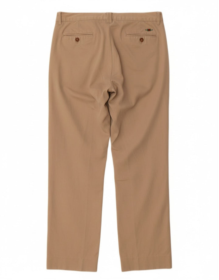 Calça chino masculina EL CHARRO W33 L30 algodão bege