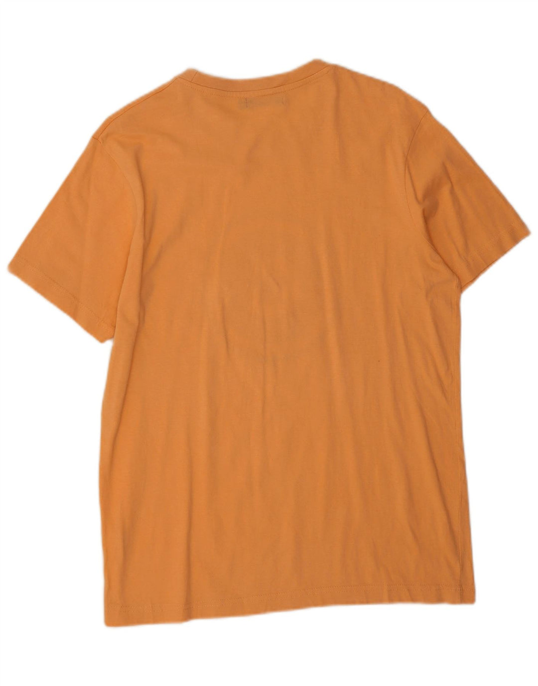 Converse Mens Graphic T-Shirt Top Médio Algodão Laranja