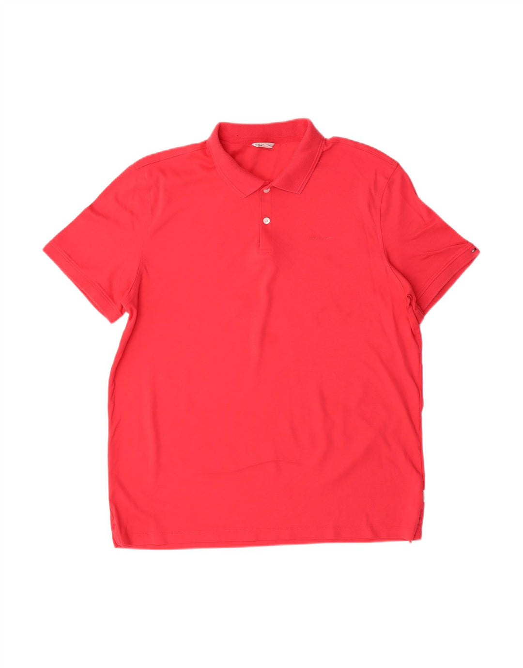 Camisa polo masculina CALVIN KLEIN regular fit grande algodão rosa