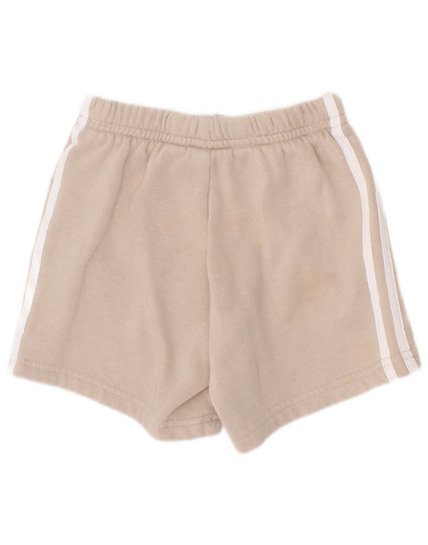 Shorts esportivos Adidas para meninos 18-24 meses algodão bege