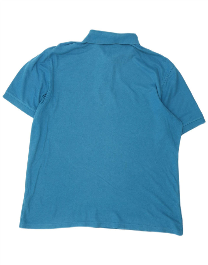 ST. Camisa polo masculina BERNARD 2XL algodão azul