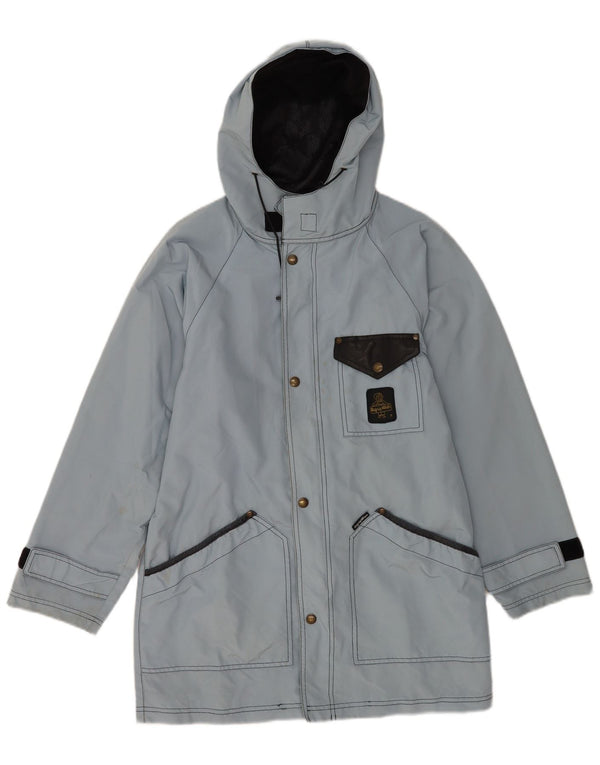 Jaqueta corta-vento masculina REFRIGIWEAR com capuz UK 34 XS azul poliamida