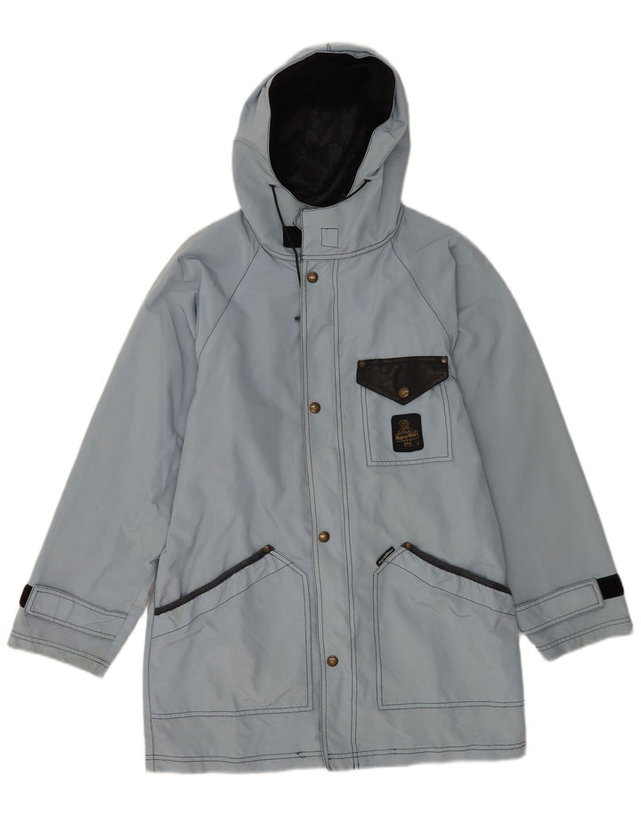 Jaqueta corta-vento masculina REFRIGIWEAR com capuz UK 34 XS azul poliamida