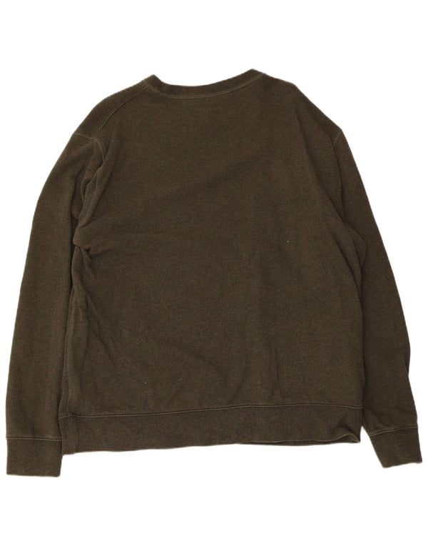 Suéter feminino Marks & Spencer UK 20 2XL algodão cáqui