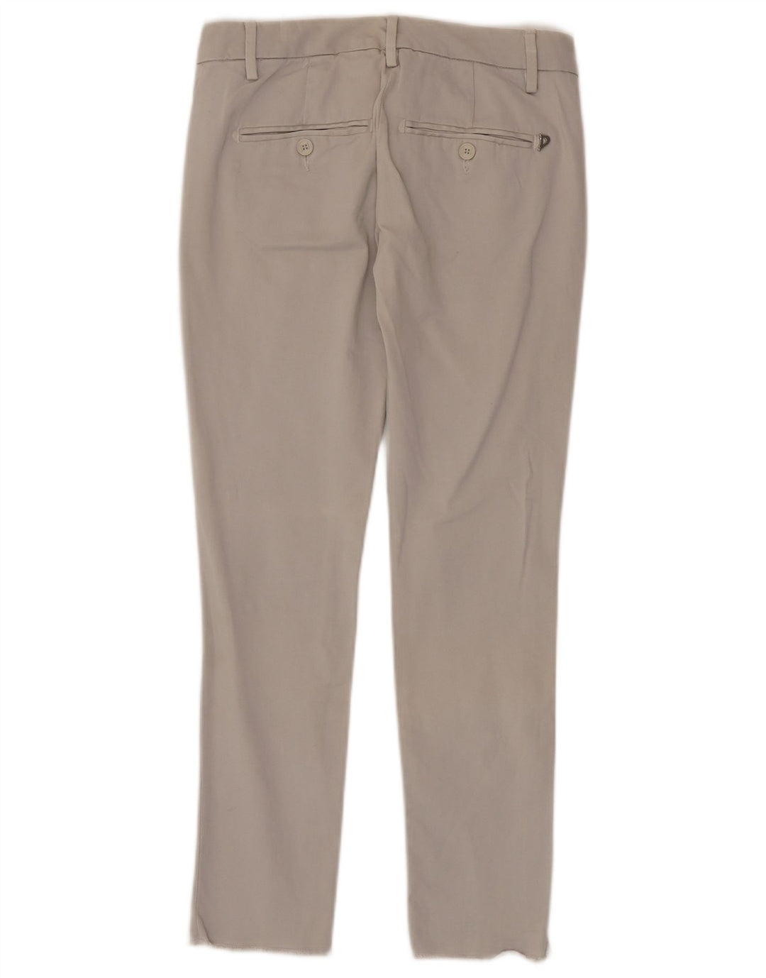 Calça Chino Dondup Feminina Slim W25 L27 Algodão Cinza