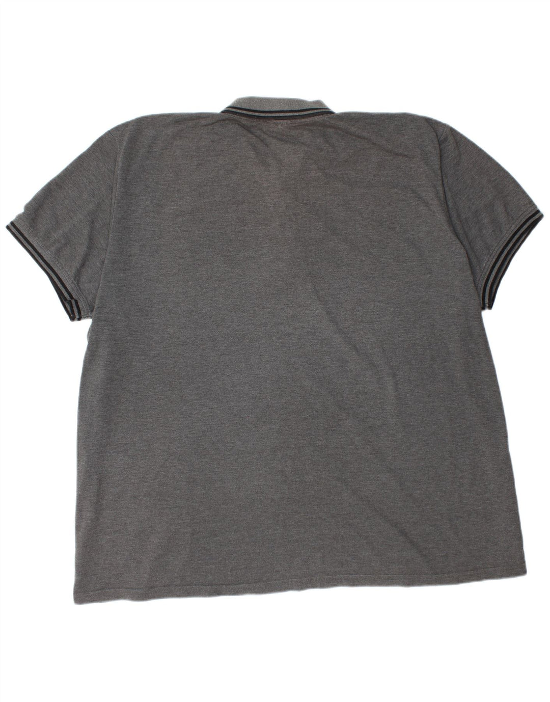 Camisa polo masculina KAPPA 6XL poliéster cinza