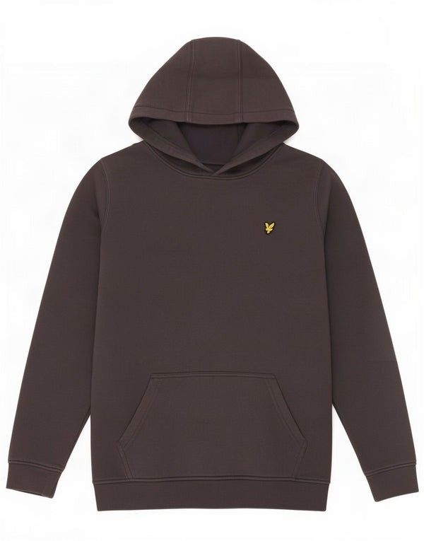 Lyle & Scott Boys Jumper com capuz 13-14 anos cinza algodão