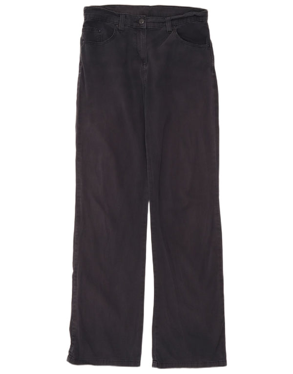 Calça casual feminina Marks & Spencer Reino Unido 10 pequena W30 L33 azul marinho