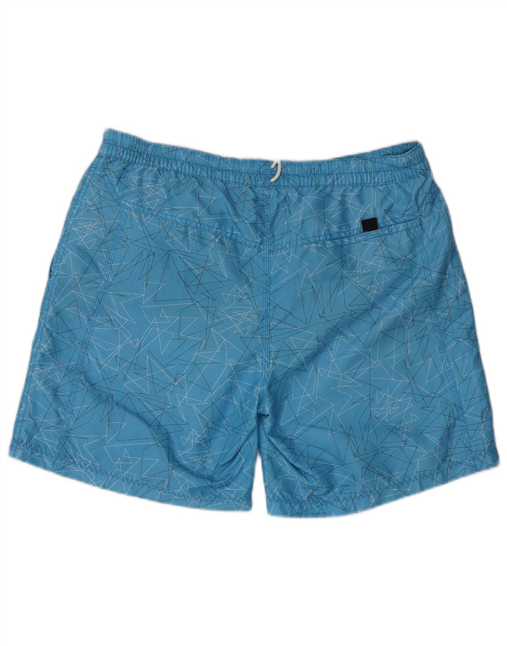 Shorts de natação masculino Helly Hansen XL poliéster geométrico azul