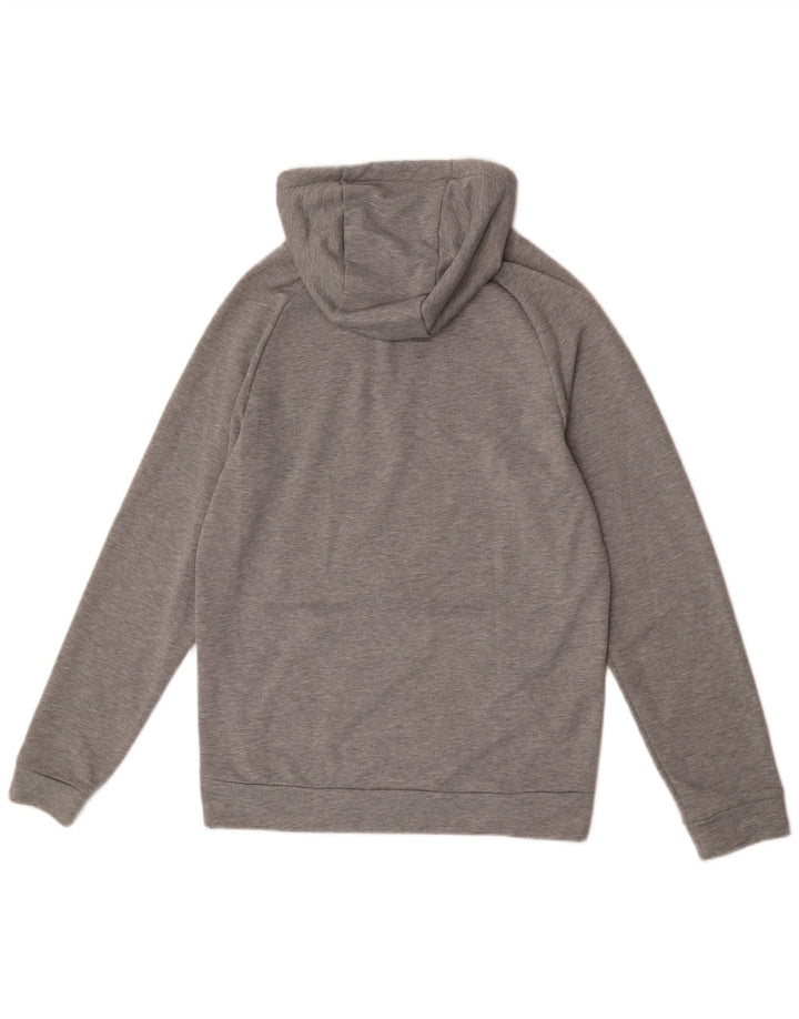 Suéter Nike Masculino Dri Fit Graphic com capuz pequeno cinza salpicado