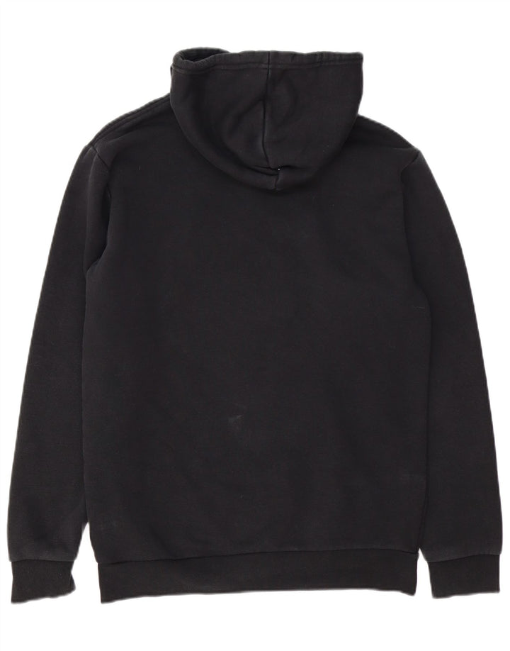 Adidas Mens Hoodie Jumper Pequeno Algodão Preto