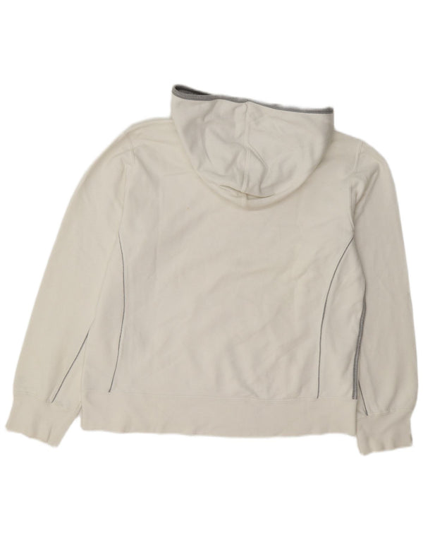 Jumper com capuz feminino Champion Heritage Classics UK 18 XL algodão branco