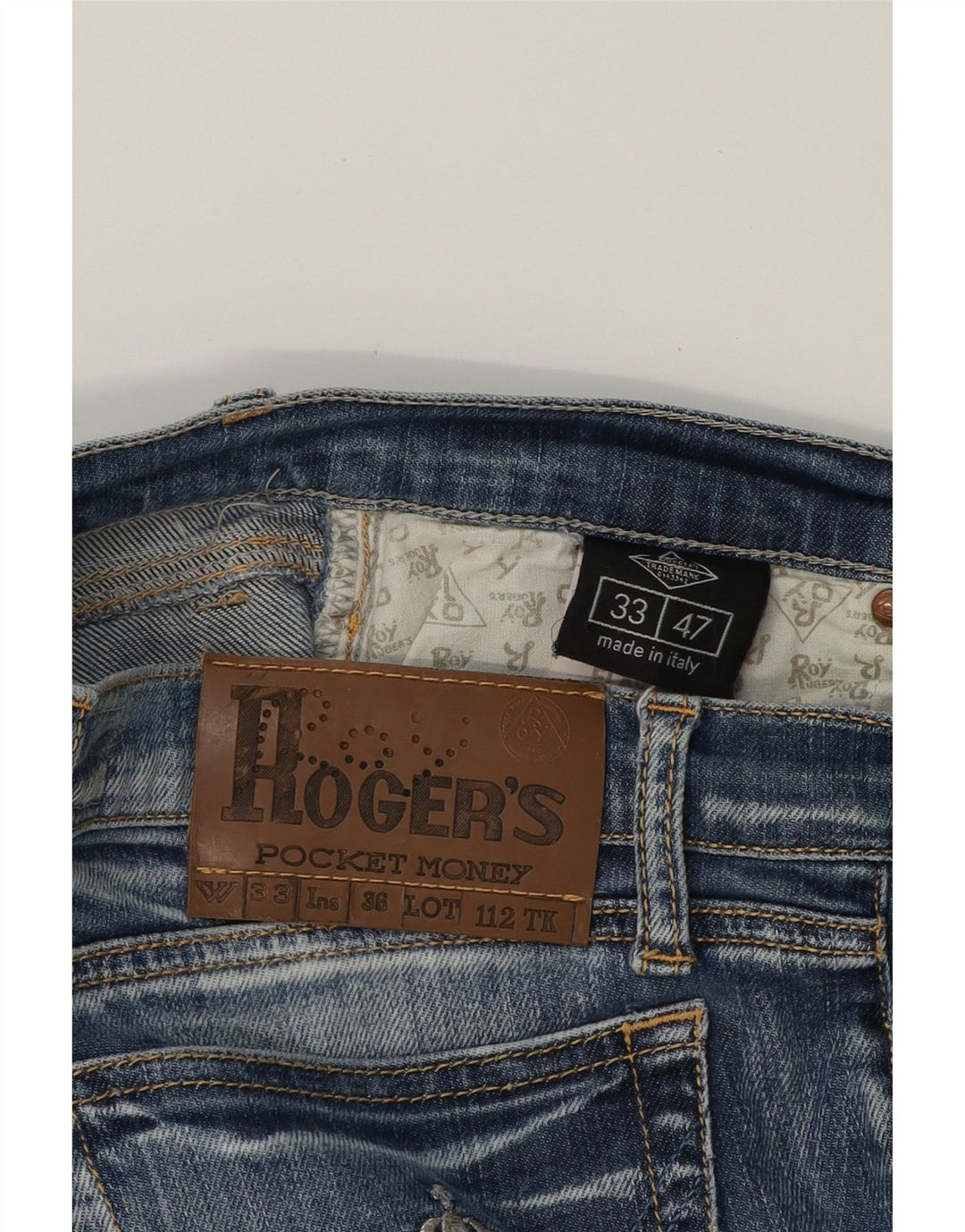 ROY ROGERS Womens Straight Jeans W33 L32  Blue Cotton Vintage Roy Rogers and Second-Hand Roy Rogers from Messina Hembry 