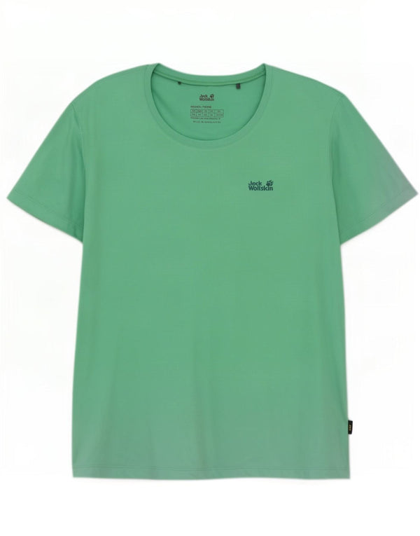 Camiseta feminina Jack Wolfskin UK 20 2XL verde