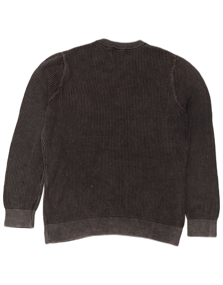 Suéter masculino Superdry com gola redonda XL algodão cinza