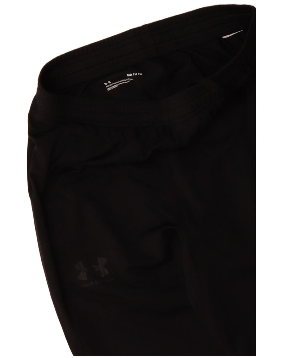 Calça de treino masculina UNDER ARMOUR poliéster preto médio