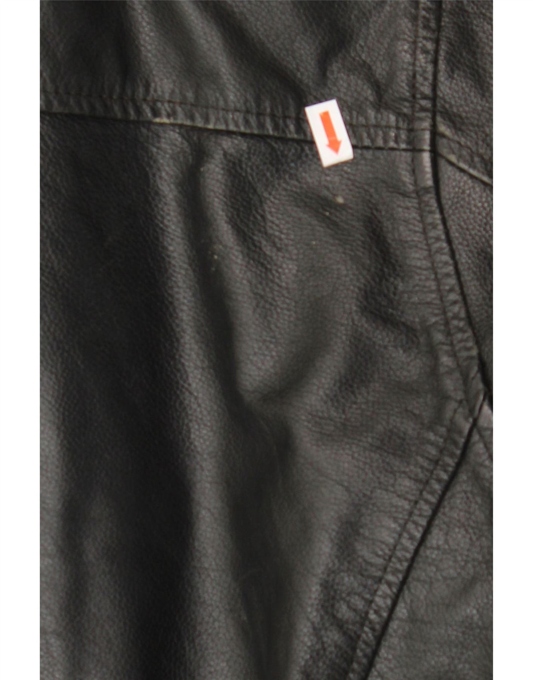 Jaqueta de couro masculina BEN SHERMAN Reino Unido 40 grande couro preto