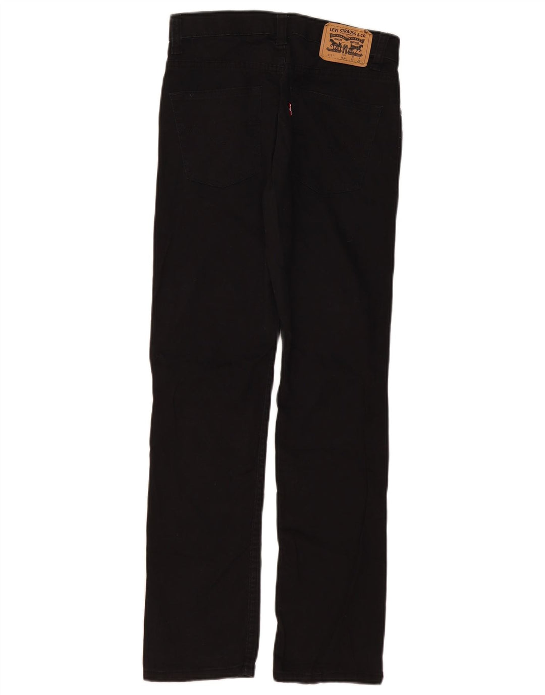 LEVI'S Boys 511 Slim Jeans 13-14 Anos W27 L29 Algodão Preto