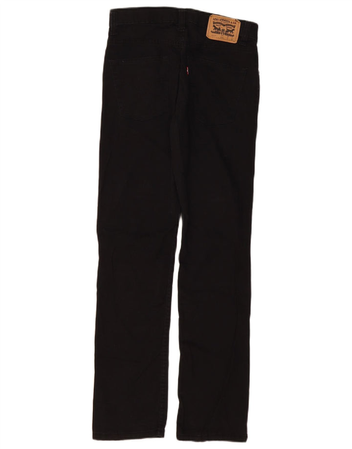 LEVI'S Boys 511 Slim Jeans 13-14 Anos W27 L29 Algodão Preto