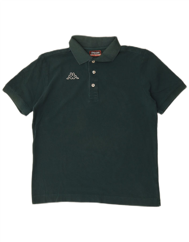 Camisa polo masculina KAPPA algodão verde médio