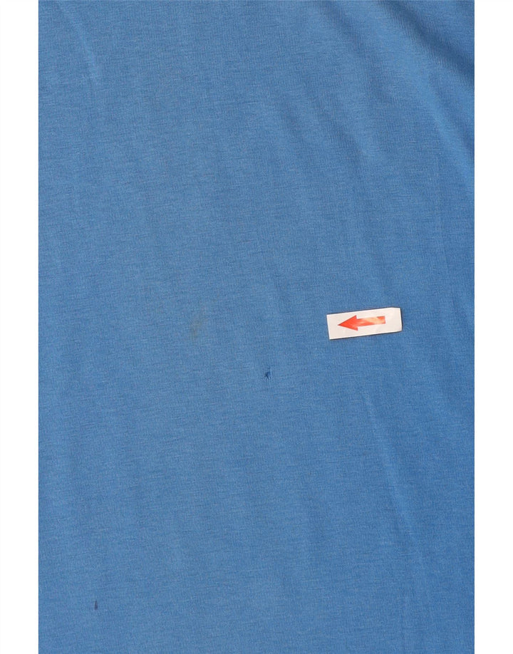 Puma Camiseta Masculina Graphic Top Pequeno Azul