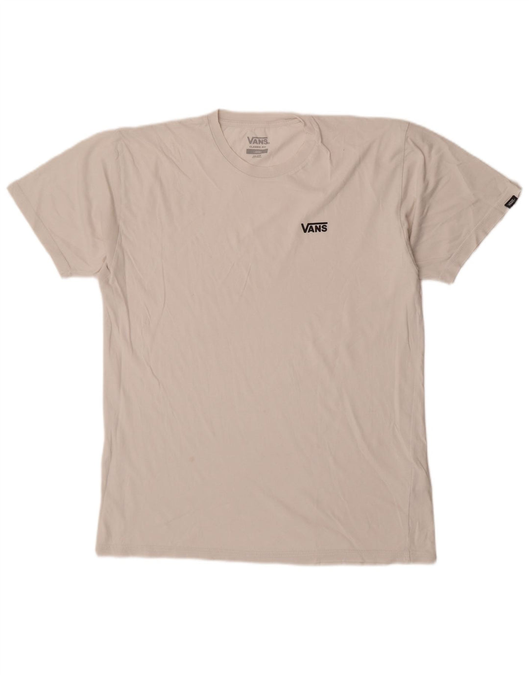 Camiseta Vans Masculina Classic Fit Top Grande Algodão Branco