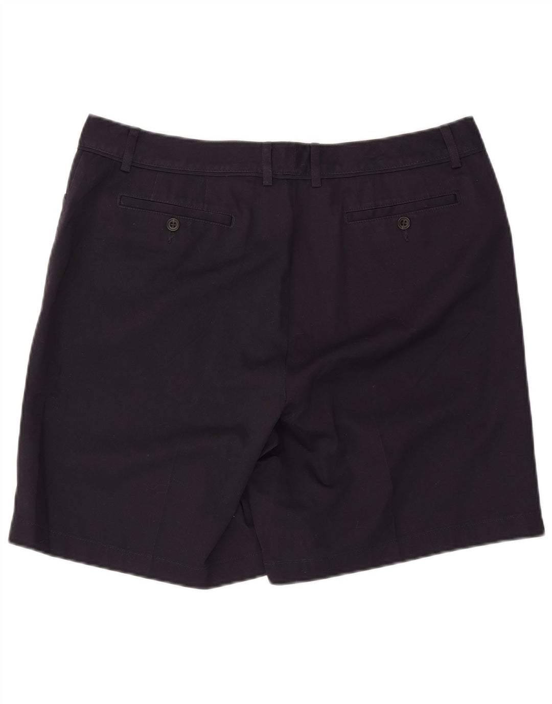 EDDIE BAUER Shorts casual feminino US 14 XL W36 algodão azul marinho