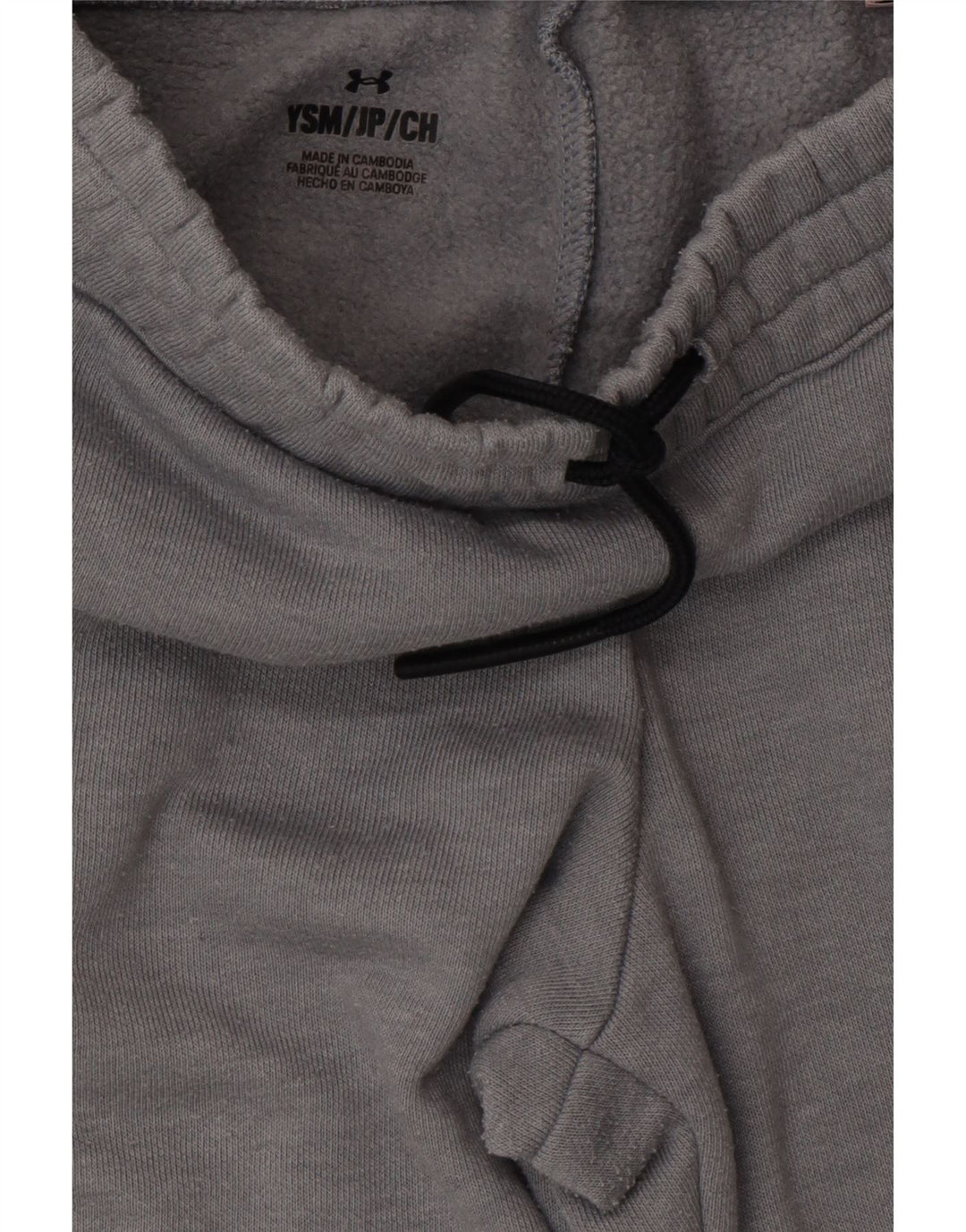 UNDER ARMOUR Meninas Calças de treino gráfico joggers 7-8 anos pequeno cinza