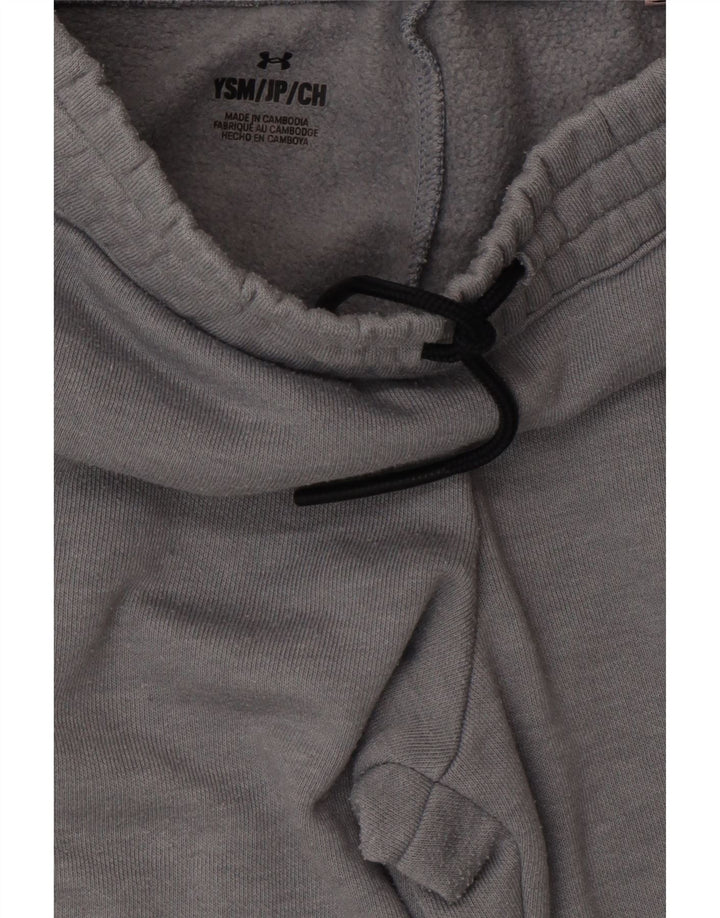 UNDER ARMOUR Meninas Calças de treino gráfico joggers 7-8 anos pequeno cinza