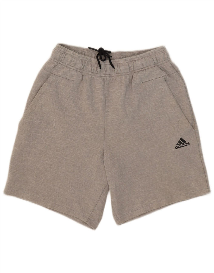 Adidas Mens Sport Shorts Pequeno Cinza Salpicado