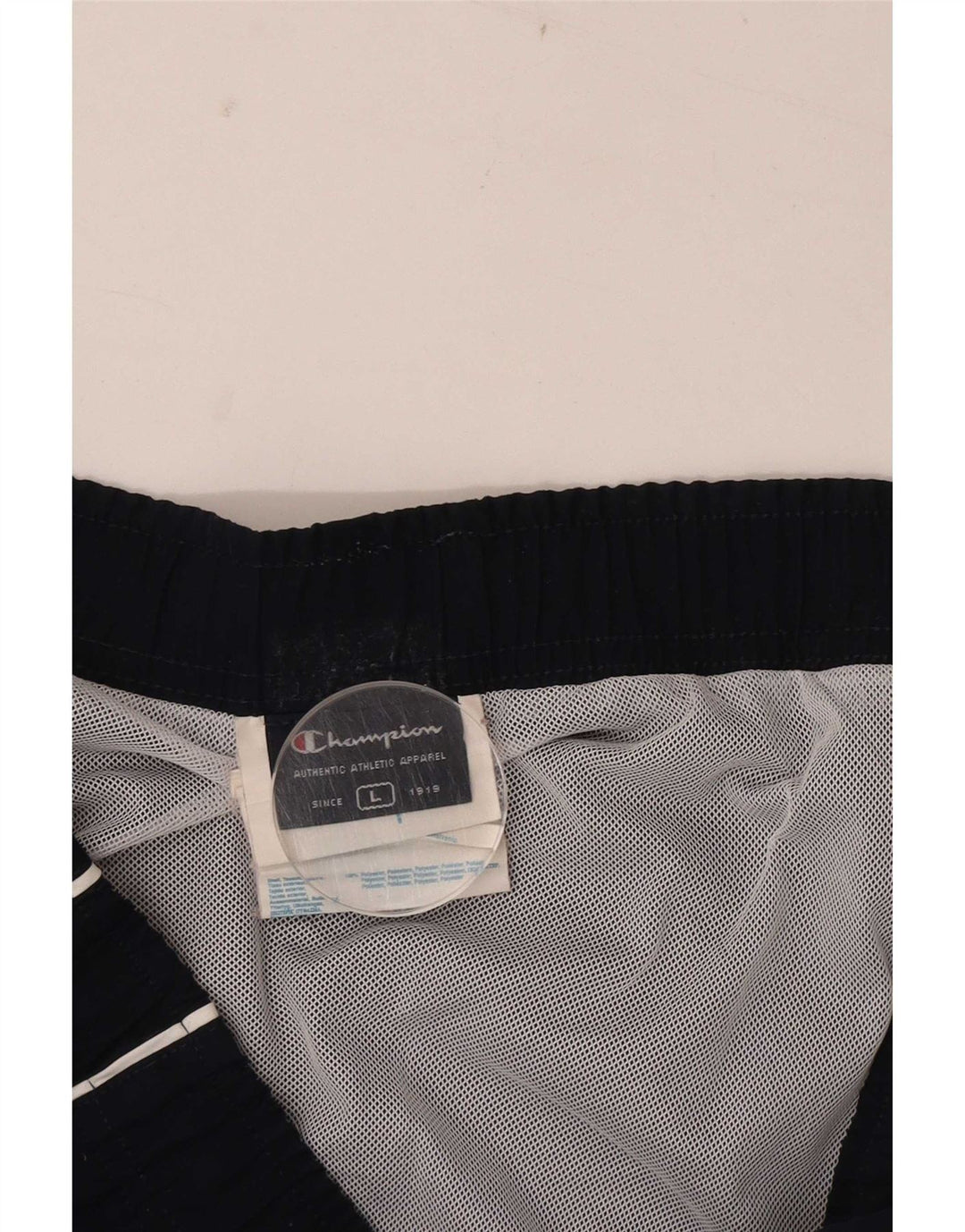 Shorts de natação masculino Champion Graphic grande azul marinho poliéster colorido