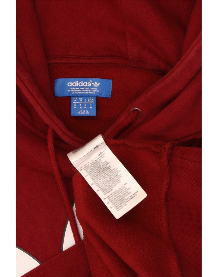Adidas masculino gráfico moletom com capuz médio algodão marrom