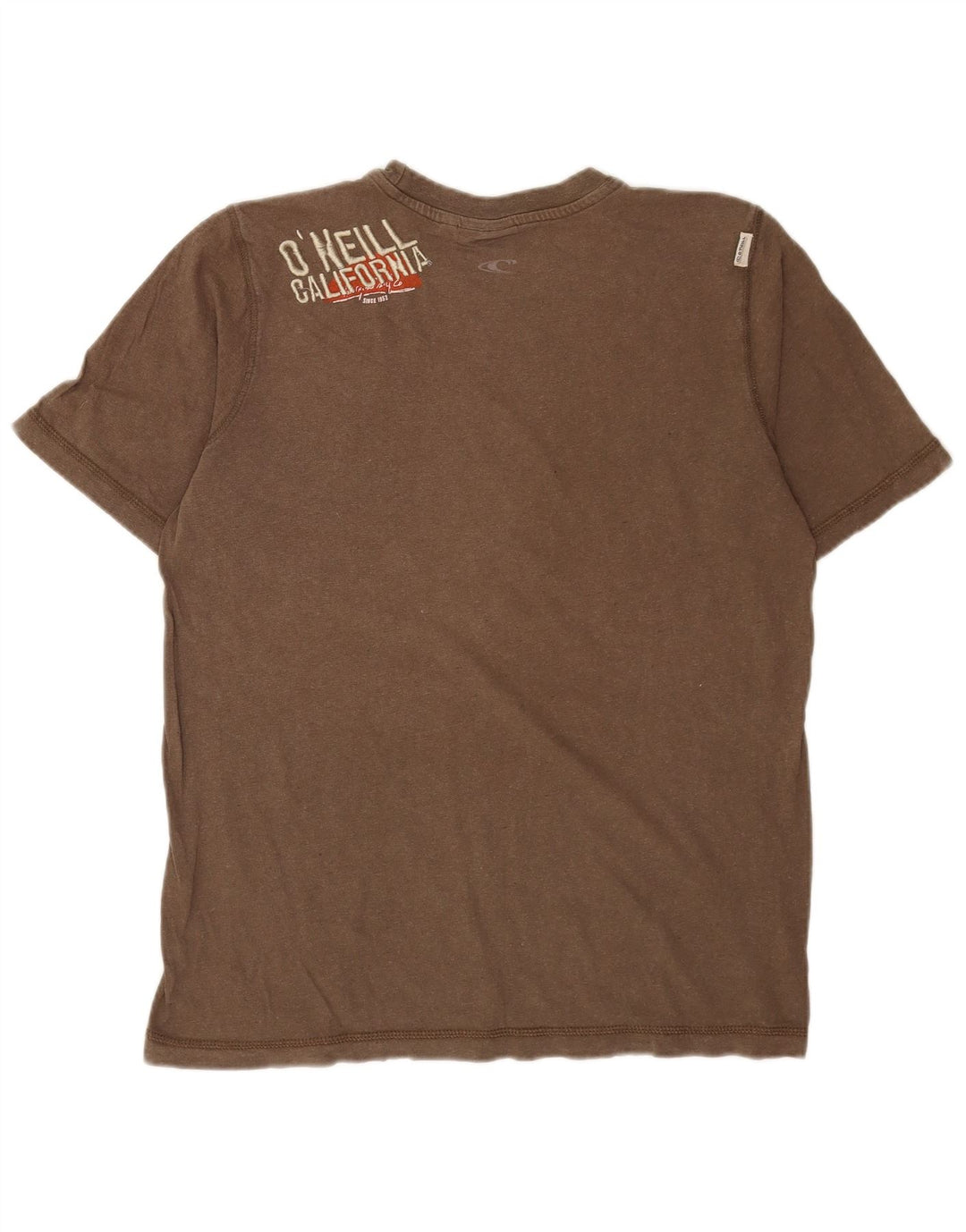 Camiseta gráfica masculina O'Neill Top cinza médio algodão