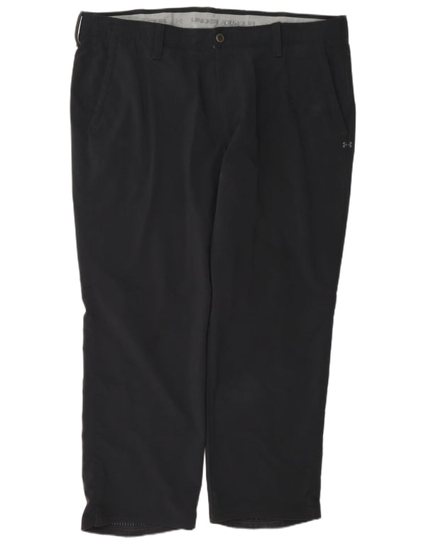 Under Armour Masculino Cold Gear Straight Chino Calças W42 L30 Azul marinho