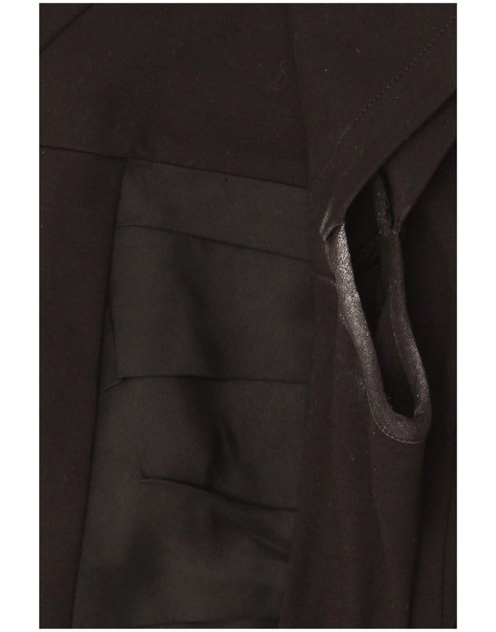 Vestido bainha feminino Ted Baker tamanho 2 pequeno viscose preta